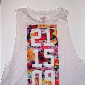 REEBOK CROSSFIT floral tank top